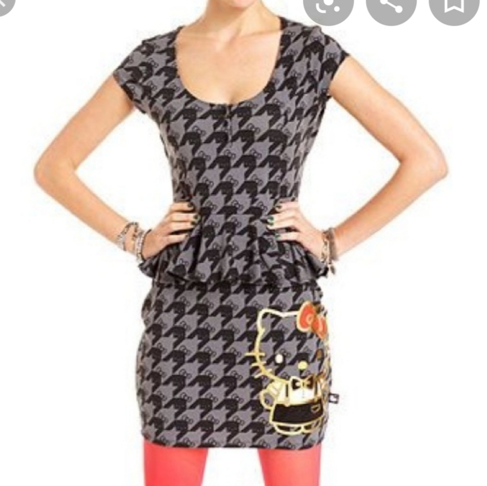 Hello kitty peplum dress